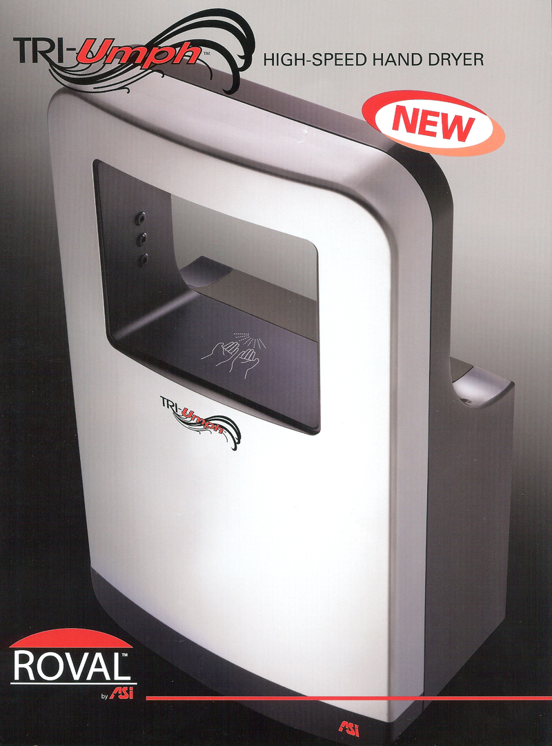 Roval Tri-umph High Speed Electric Hand Dryer