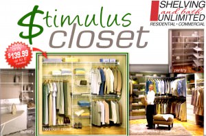 139 custom closet installation special